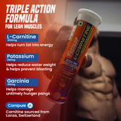 3 - Fast & Up L Carnitine 3000mg Effervescent,  10 tablet(s)  Lemon (Pack of 2) 