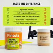 4 - Pintola All Natural Peanut Butter, 0.350 kg Creamy