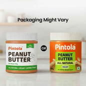 9 - Pintola All Natural Peanut Butter, 0.350 kg Creamy
