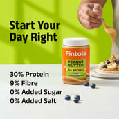 4 - Pintola All Natural Peanut Butter,  1 kg  Creamy 