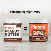7 - Pintola Dark Chocolate Peanut Butter, 0.350 kg Creamy