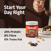 3 - Pintola Dark Chocolate Peanut Butter, 0.350 kg Crunchy
