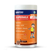1 - Supermilk Gritzo Growth for Girl 10 to 12 years, 400 g Double Chocolate