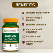 2 - Pure Nutrition Korean Ginseng, 120 veggie capsule(s)