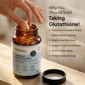 6 - Miduty Liposomal Glutathione 85%,  Unflavoured  30 capsules 