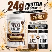 6 - HealthyHey Nutrition Fermented Yeast Protein,  1.1 lb  Vanilla 