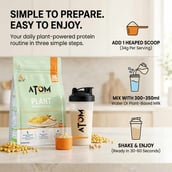8 - AS-IT-IS Nutrition ATOM Plant Protein Complex,  2.2 lb  Cafe Latte 