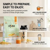 7 - AS-IT-IS Nutrition ATOM Plant Protein Complex,  2.2 lb  Mango Fusion 
