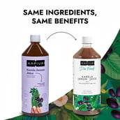 2 - Kapiva Karela Jamun Juice (Supports Healthy Blood Sugar),  Unflavoured (Pack of 2)  1 L 