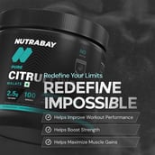 4 - Nutrabay Pure Citrulline Malate Amino Acid, 0.55 lb Unflavoured