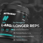 4 - Nutrabay Pure L-Arginine Amino Acid, 0.22 lb