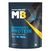 1 - MuscleBlaze Beginner's Protein Powders (Old MRP), 2.2 lb Cookies and Cream