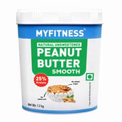 1 - Myfitness by brnd.me Natural Peanut Butter, 1.25 kg Smooth
