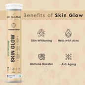 3 - DR. HARLE Glutathione Skin Glow Effervescent,  Strawberry (Pack of 3)  15 tablets 