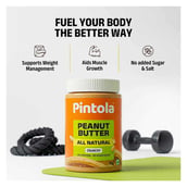 7 - Pintola All Natural Peanut Butter, 1 kg Crunchy