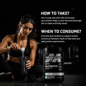 6 - MuscleTech Platinum Glutamine, 0.55 lb Unflavoured