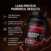 4 - MuscleTech Performance Series NitroTech Ripped, 2 lb Chocolate Fudge Brownie