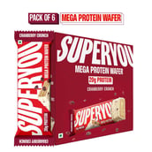 11 - Superyou Mega Protein Wafer,  6 bar(s)  Cranberry Crunch 