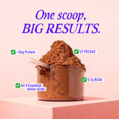 5 - Yogabar Yeast Protein, 1.1 lb Chocolate (Pack of 3)