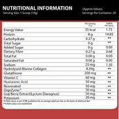 2 - Ripped Up Nutrition Marine Collagen Powder, 200 g Black Currant
