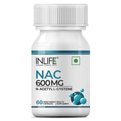 2 - INLIFE N Acetyl Cysteine NAC 600mg, 60 veggie capsule(s)