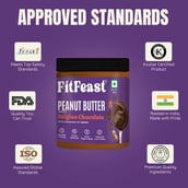 6 - FitFeast Peanut Butter, 380 g Belgian Chocolate