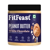 1 - FitFeast Peanut Butter, 380 g White Chocolate