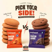 13 - FitFeast Protein Cookie,  40 g  Chocolate Chips (Pack of 6) 