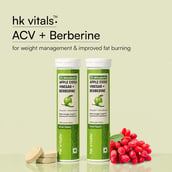 4 - HealthKart HK Vitals 3x Metabolic ACV + Berberine Effervescent, 30 tablet(s) Green Apple (Pack of 2)