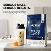 5 - AS-IT-IS Nutrition ATOM PWR Mass Gainer,  2.2 lb  Mango Fusion 