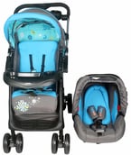 Sunbaby Devine Travel System (Stroller with carrycot),  Blue  92*56*98 cm 