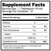 supplement - VX Nutrition Carniburn 3000,  473 ml  Green Apple Splash 
