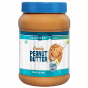 5 - HealthKart Peanut Butter Fortified with Vitamins & Minerals Unsweetened OP,  1 kg  Crunchy 