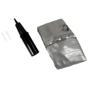 1 - B Fit USA Exercise Printed Heavy Duty Silver Gym Ball (AB8104), Silver 65 cm