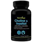 Nutriosys Choline and Inositol 500 mg,  90 capsules 