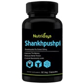Nutriosys Shankhpushpi (500 mg),  90 veggie capsule(s) 