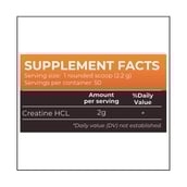 supplement - Nutrition Planet Creatine HCL,  Orange  0.24 lb 