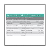 supplement - Advance Nutratech BulkAmino Whey Protein Concentrate 80%,  2.2 lb  Unflavoured 