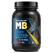 2 - MuscleBlaze Whey Protein OP, 2.2 lb Strawberry