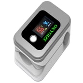 1 - Oxygize Finger Tip Pulse Oximeter with Bluetooth,  Grey 