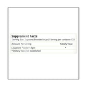supplement - Natures Velvet L Arginine Powder,  0.44 lb 