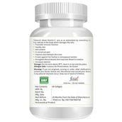benefits - Natures Velvet Vitamin E 400 IU,  60 softgels 