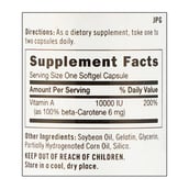 Supplement - GNC Beta Carotene, 100 softgels