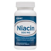 1 - GNC Niacin (500 mg),  Unflavoured  100 tablet(s) 