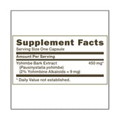 supplement - GNC Yohimbe, 100 capsules