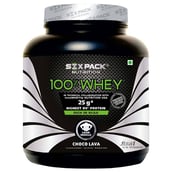 1 - Six Pack Nutrition 100% Whey, 4.4 lb Choco Lava