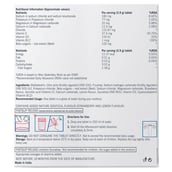 nutritionalinfo - Fast & Up Hydration Reload,  80 tablet(s)  Berry 