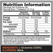 supplement - ON (Optimum Nutrition) Glutamine Powder, 0.66 lb Unflavoured