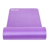 3 - Strauss NBR Yoga Mat,  (Floral) Purple  15 mm 