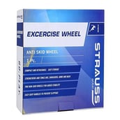 1 - Strauss Double Exercise Wheel,  Red  560 g 